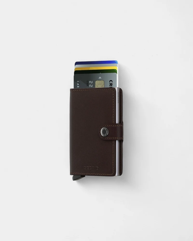 Kartenetui Miniwallet aus Leder zum Personalisieren