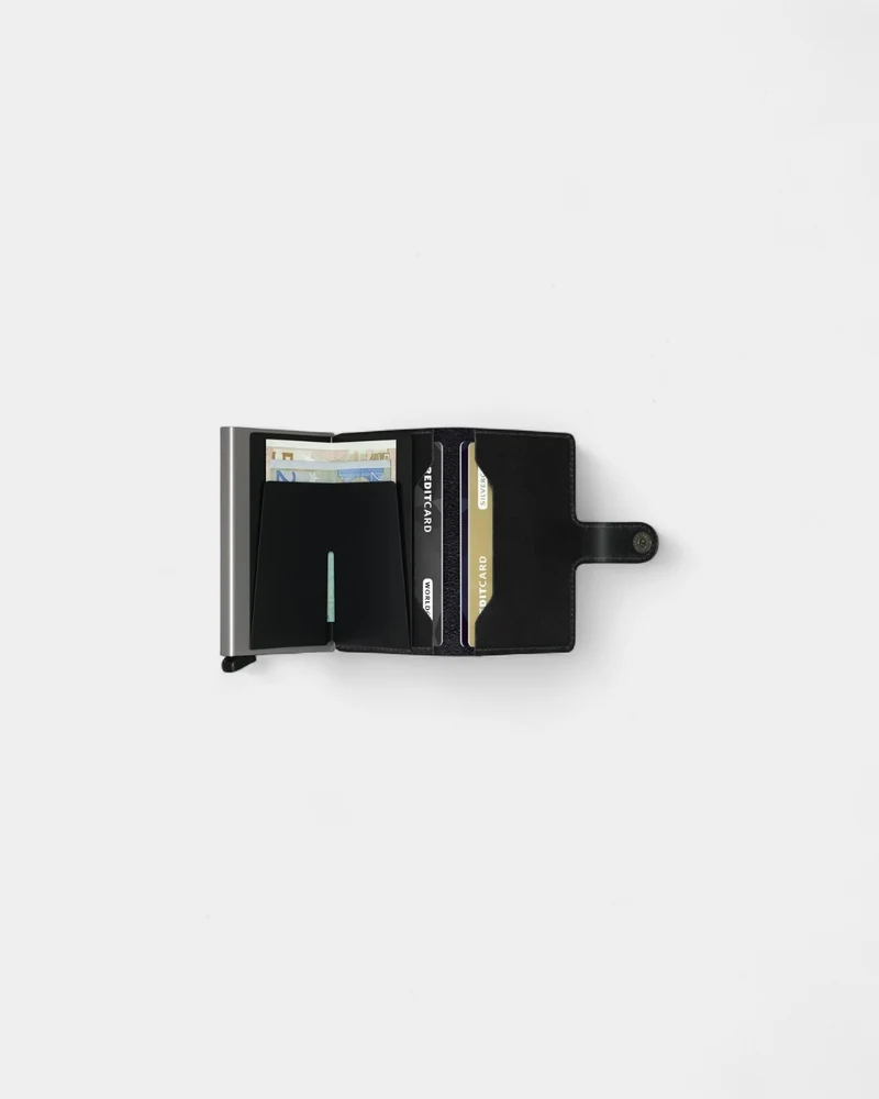 Kartenetui Miniwallet aus Leder zum Personalisieren