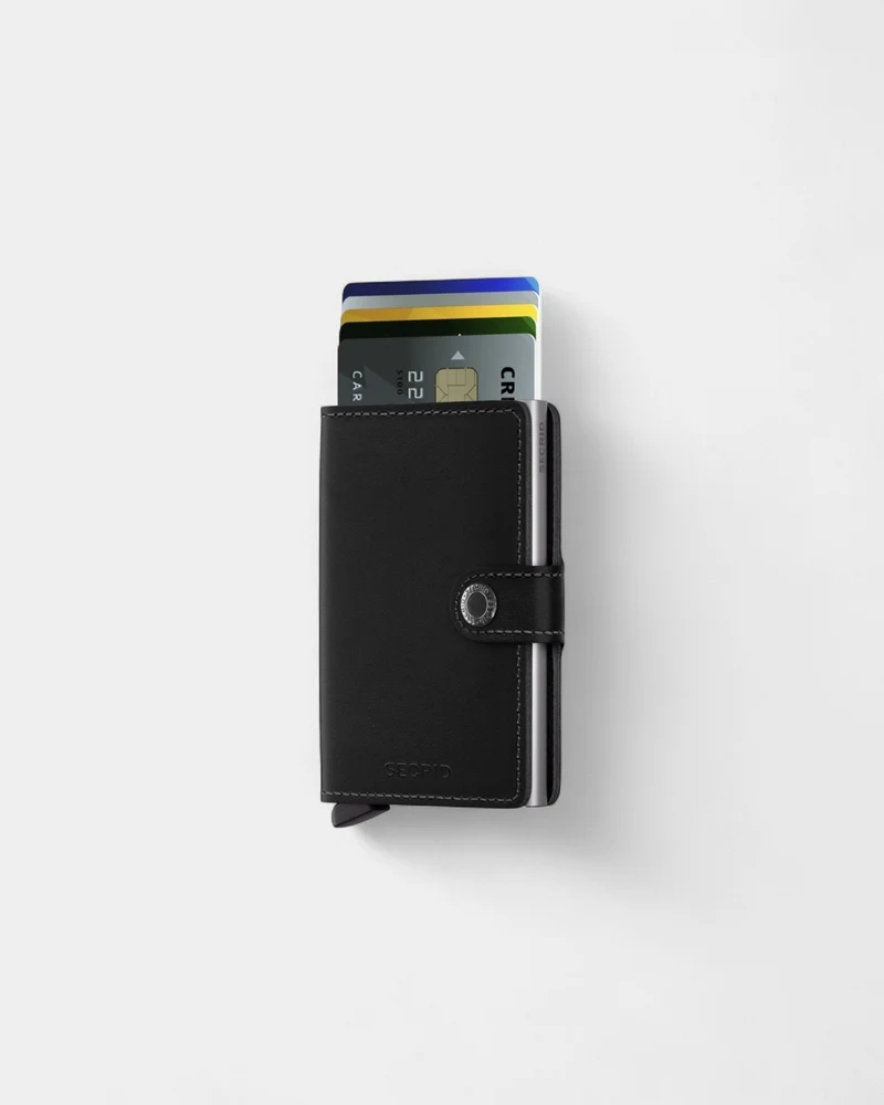 Kartenetui Miniwallet aus Leder zum Personalisieren
