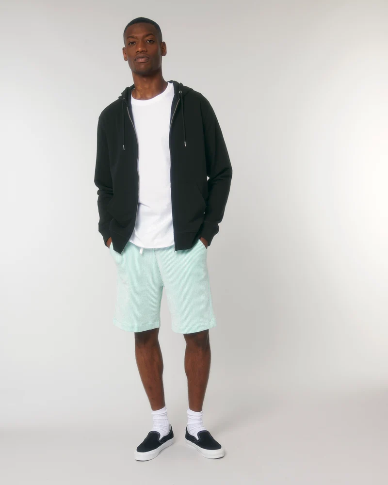 Personalisierbare Unisex-Sweatjacke mit Reißverschluss aus Bio-Baumwolle