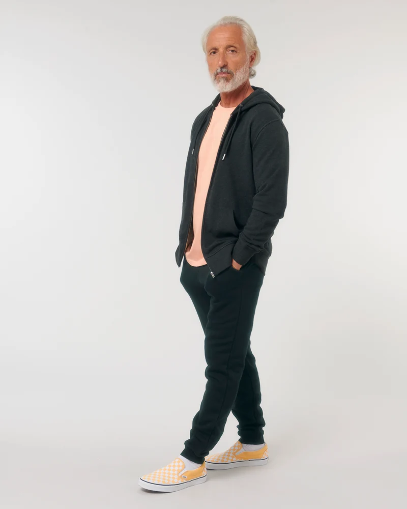 Personalisierbare Unisex-Sweatjacke mit Reißverschluss aus Bio-Baumwolle