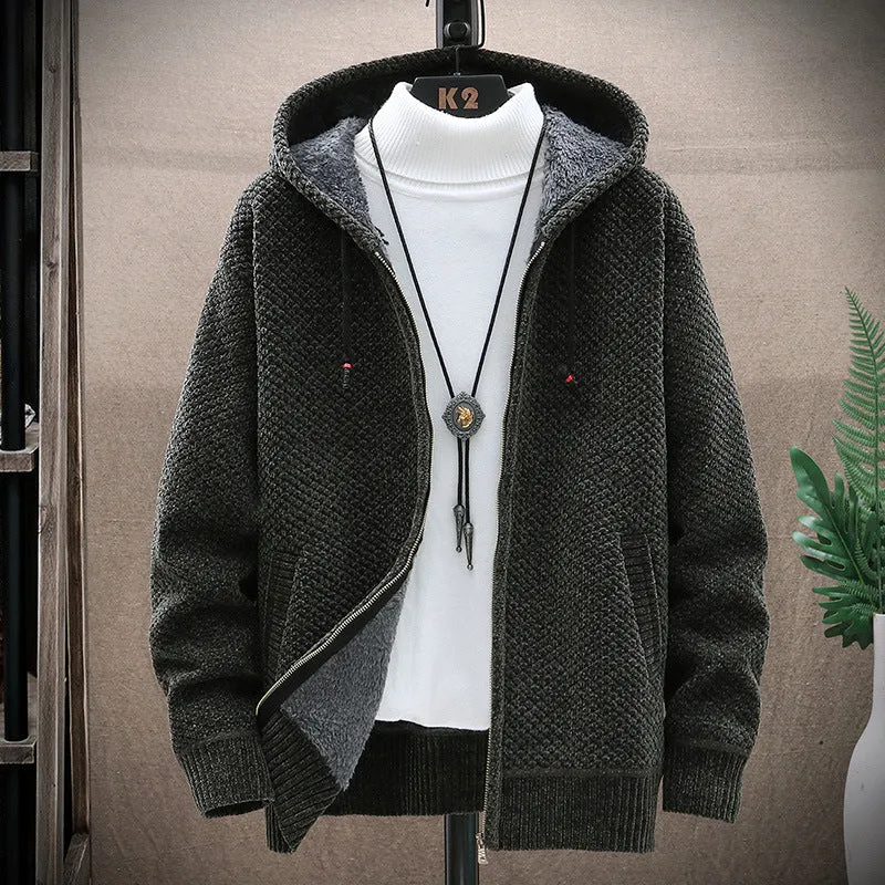 Damen gemütliche Kapuzenjacke mit weichem Innenfutter und innovativem Schnitt Drune