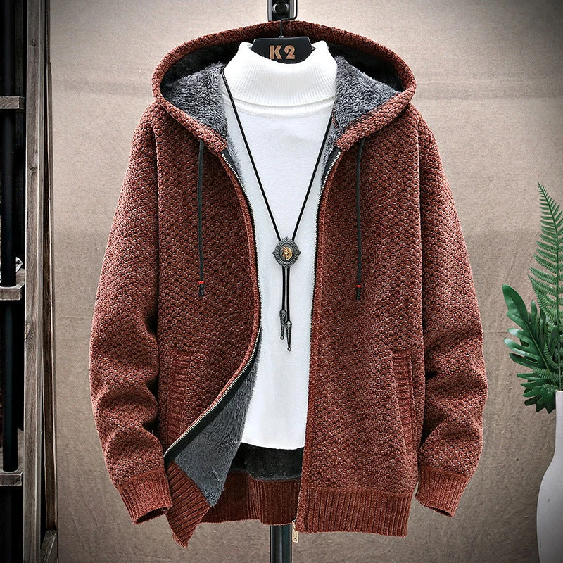 Damen gemütliche Kapuzenjacke mit weichem Innenfutter und innovativem Schnitt Drune