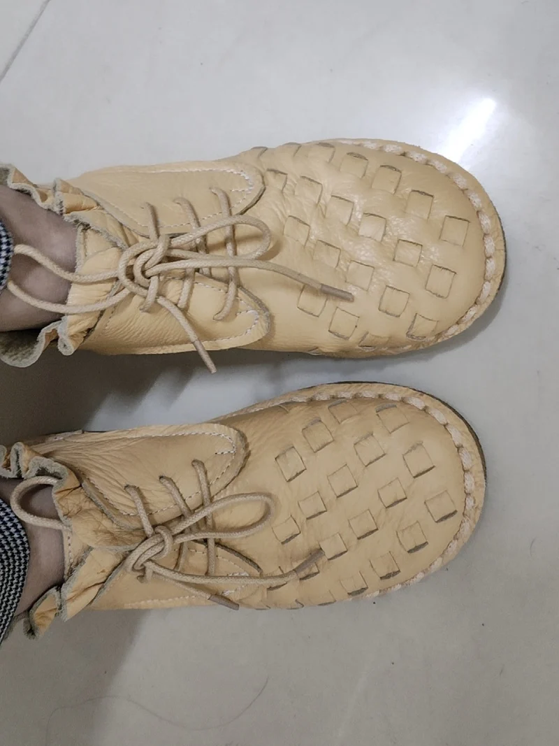 Drune | Retro Künstlerisch Echtes Damen Schuhe