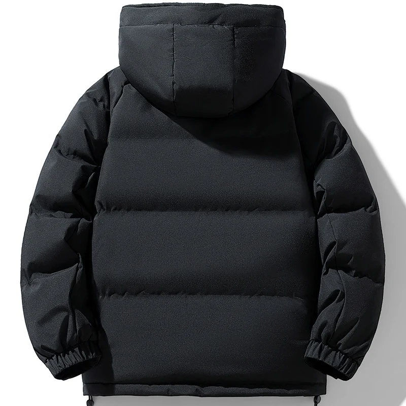 Herren Wattierte Urban-Thermojacke mit gesteppter Optik, hohem Stehkragen und Utility-Taschen Drune