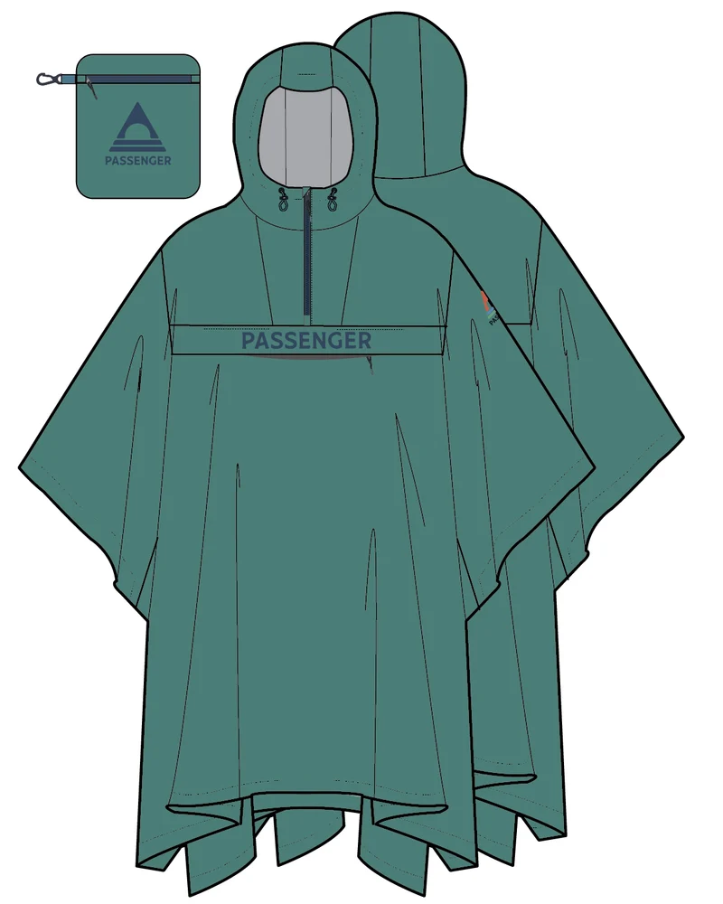 Roamer Wasserdichter Poncho - Deep Sea