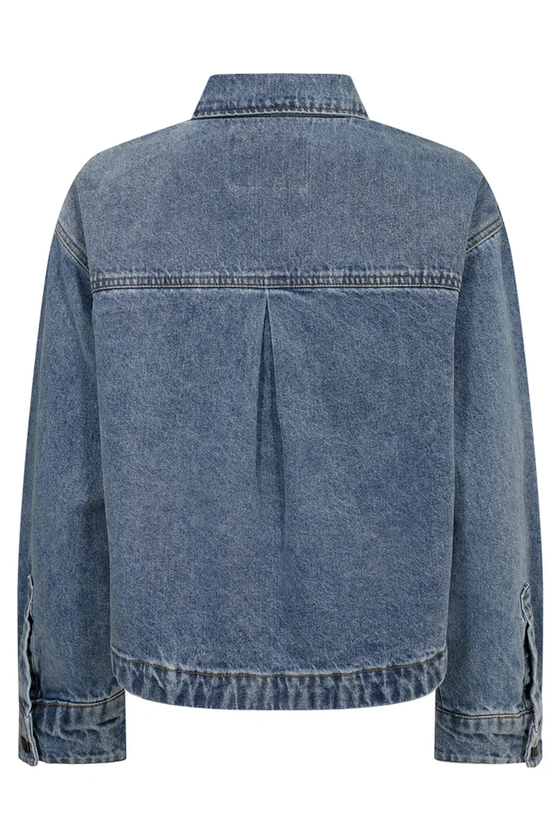 Kalia Jacket 211616 | Medium Blue Denim | Jakke fra Freequent