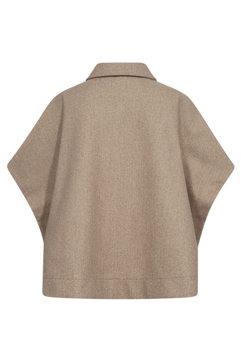 Yanna Cape 211554 | Silver Mink Melange | Cape fra Freequent