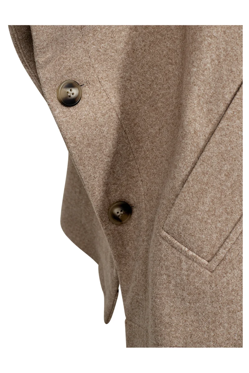 Yanna Cape 211554 | Silver Mink Melange | Cape fra Freequent