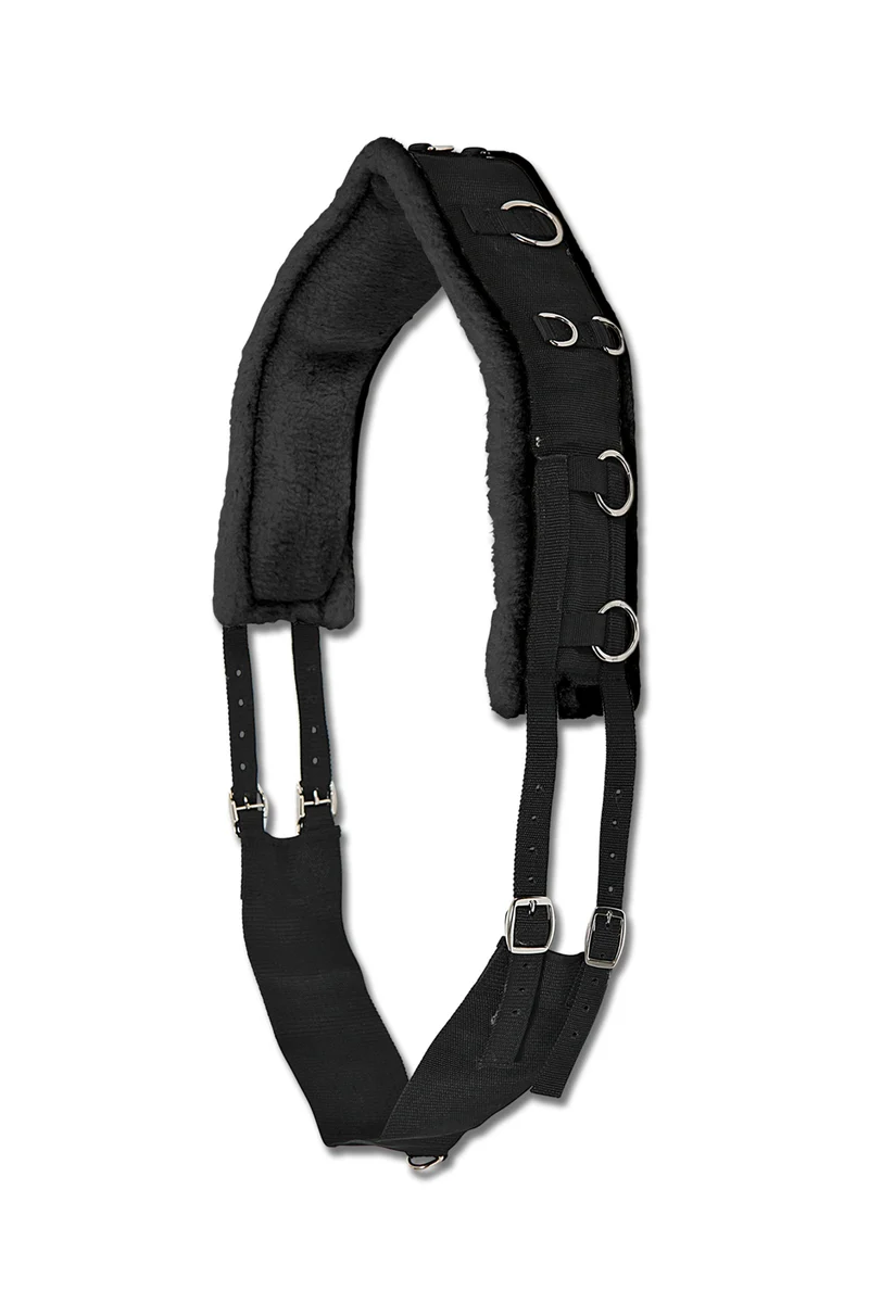 Weicher Perlon Longiergurt Black WB