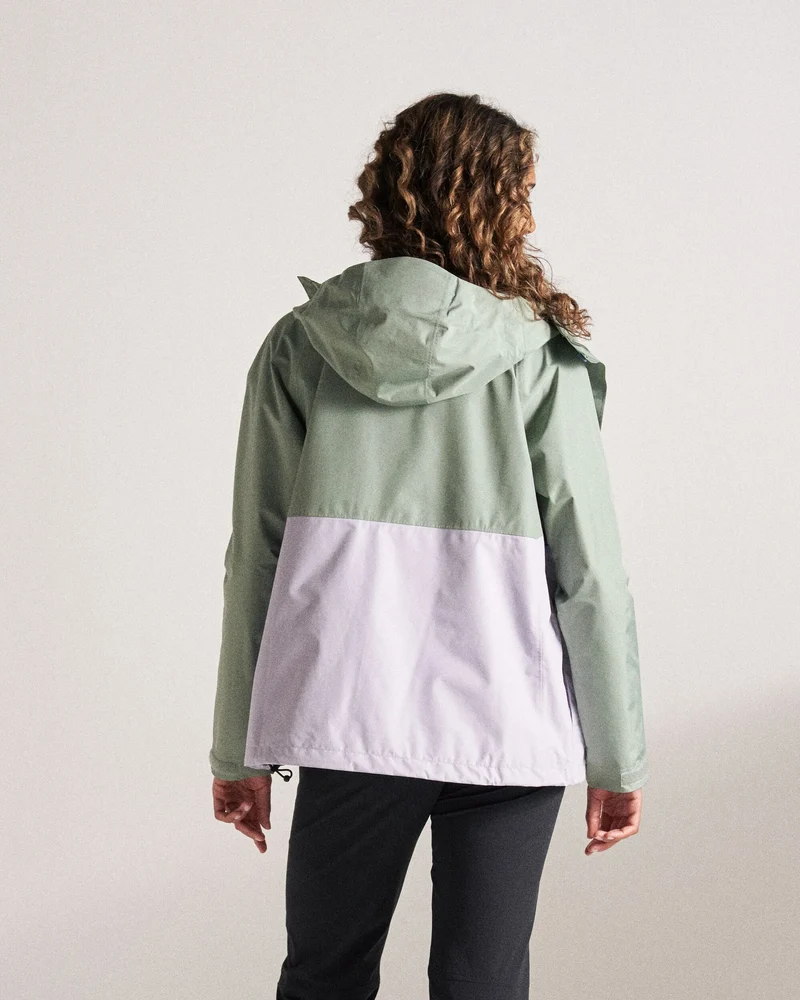 Trailscape Damen Wasserdichte Jacke - Pistazie/Fliederhauch/Aqua