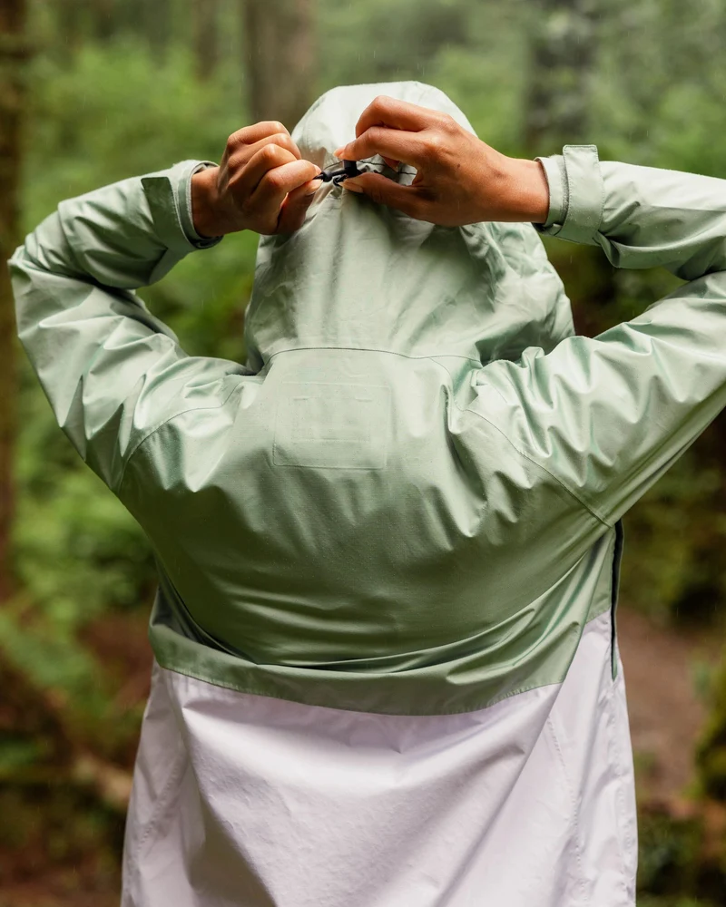 Trailscape Damen Wasserdichte Jacke - Pistazie/Fliederhauch/Aqua