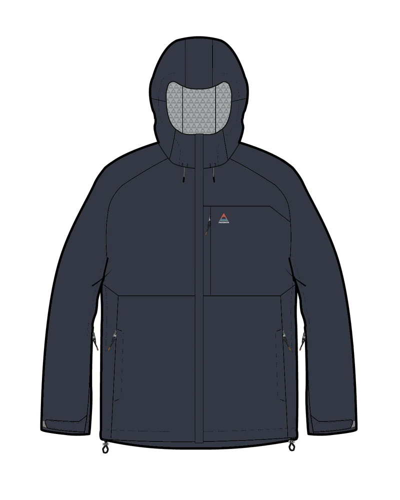 Trailscape Herren Wasserdichte Jacke - Anthrazit
