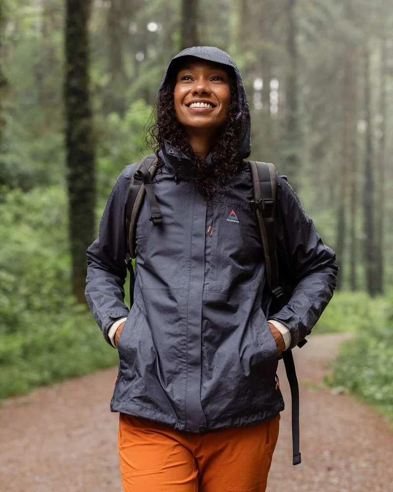 Trailscape Damen Wasserdichte Jacke - Anthrazit