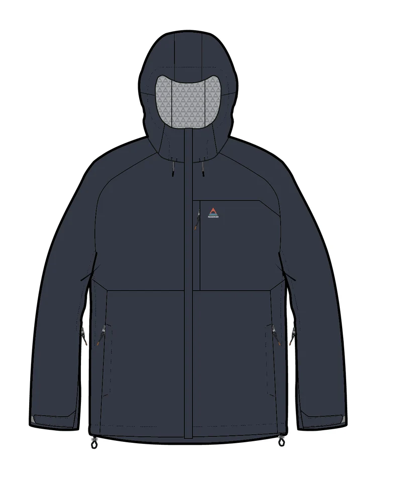Trailscape Damen Wasserdichte Jacke - Anthrazit