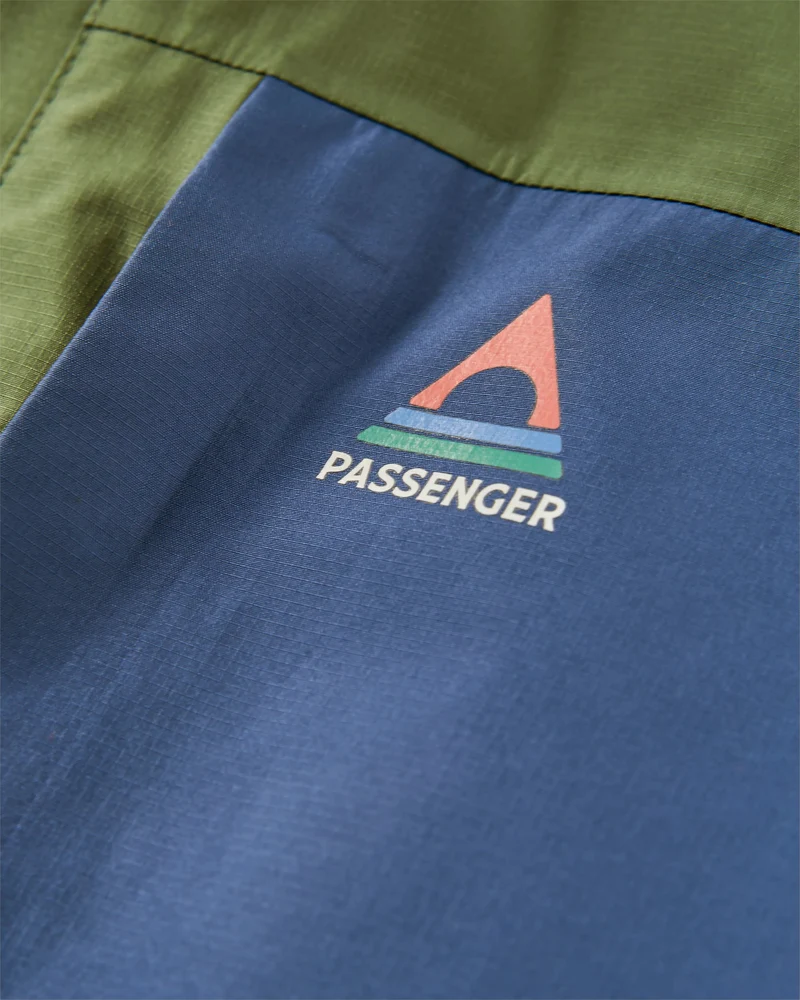 Trailscape Herren Wasserdichte Jacke - Dunkles Denim/Wildgrün