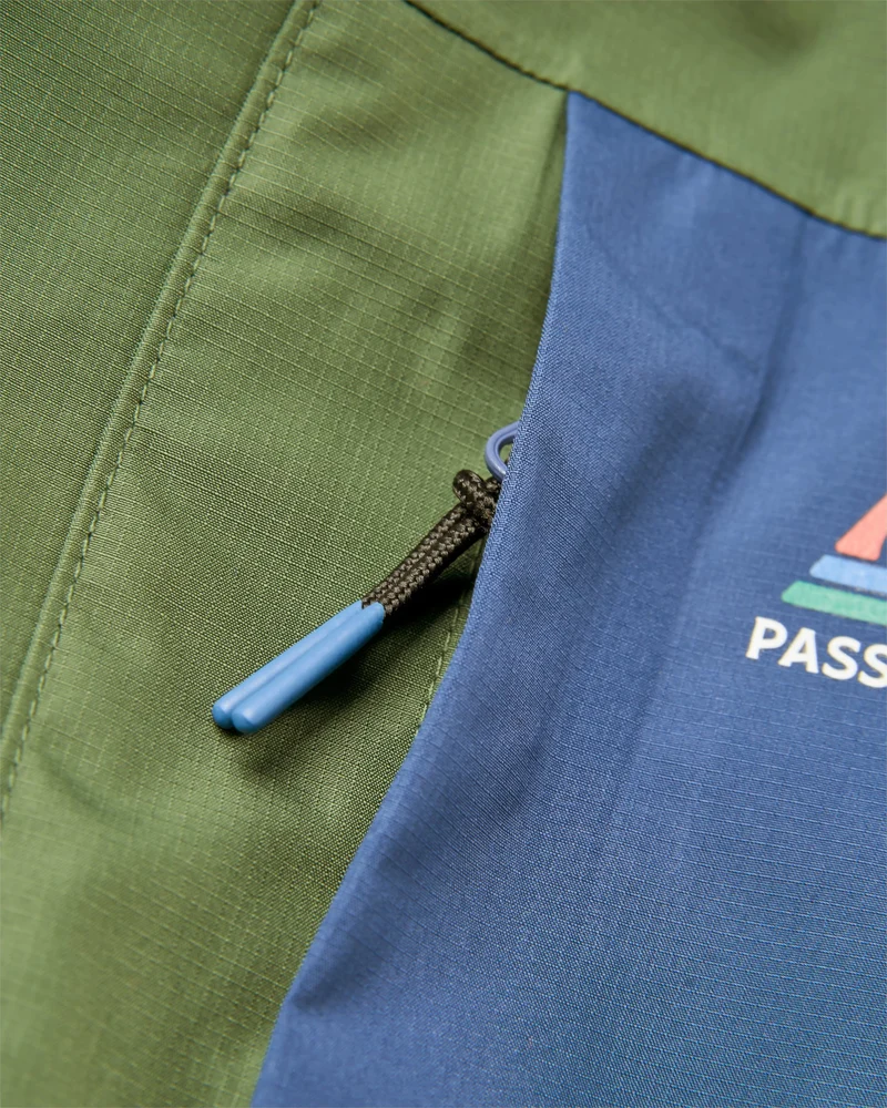 Trailscape Herren Wasserdichte Jacke - Dunkles Denim/Wildgrün