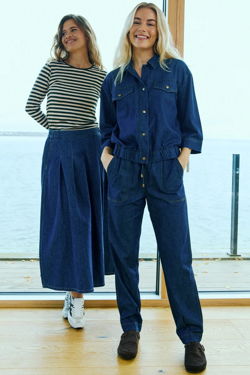 Lisea Jacket 211387 | Dark Blue Denim | Jakke fra Freequent