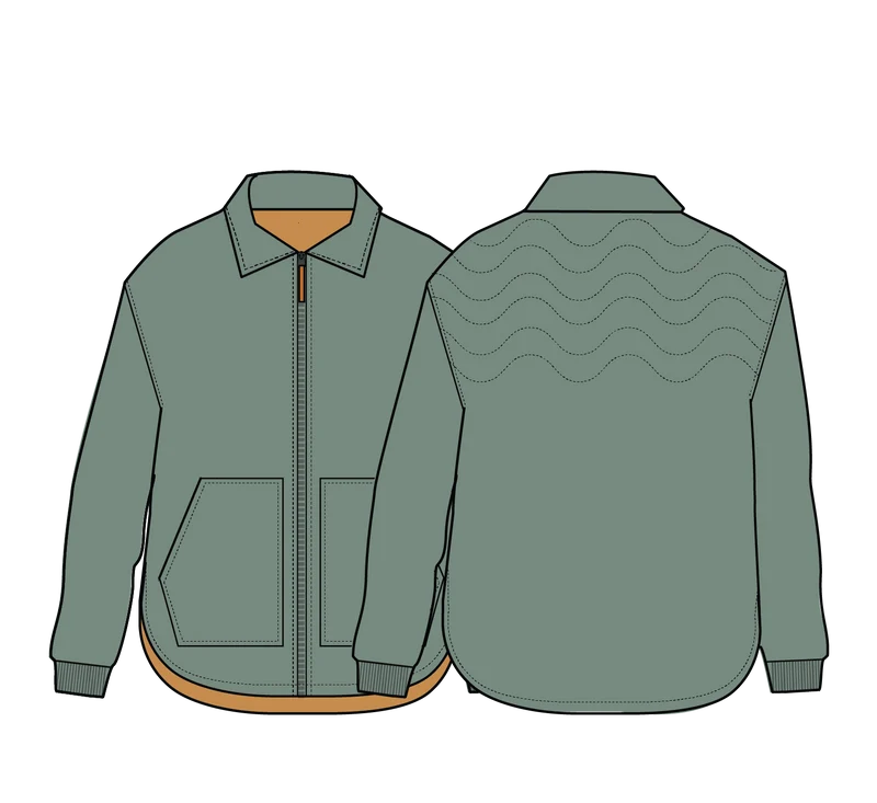 Tasi Isolierte Jacke - Pistachio
