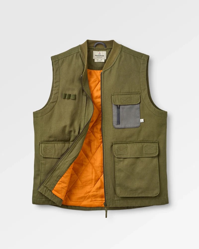 Explorers Bio-Baumwoll-Canvas-Top - Khaki