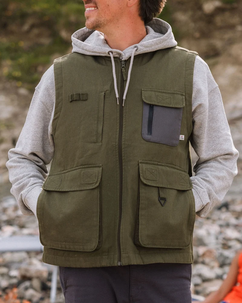 Explorers Bio-Baumwoll-Canvas-Top - Khaki