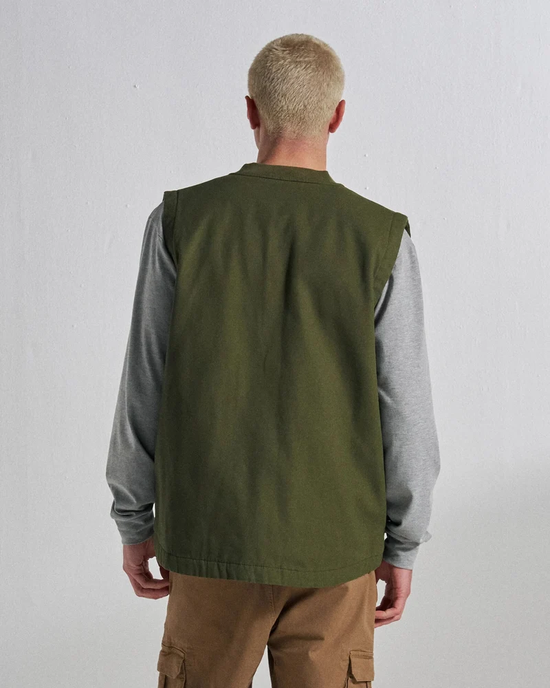Explorers Bio-Baumwoll-Canvas-Top - Khaki