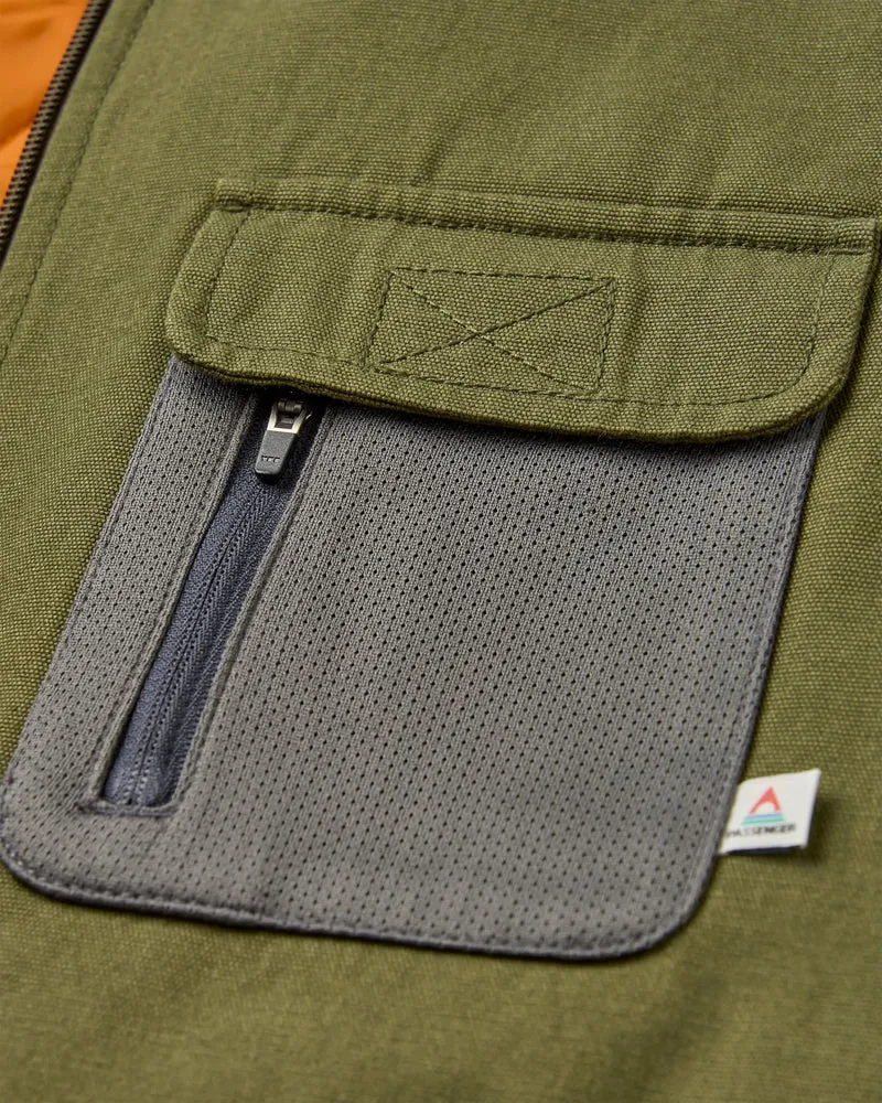 Explorers Bio-Baumwoll-Canvas-Top - Khaki