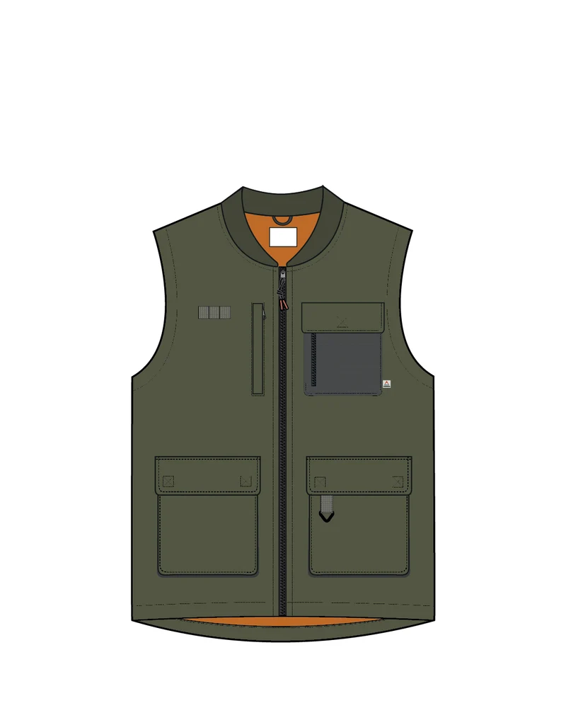 Explorers Bio-Baumwoll-Canvas-Top - Khaki