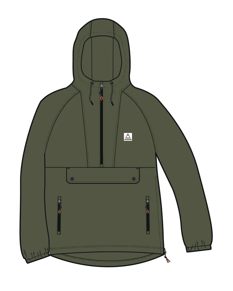 Seek Out Wasserabweisende Jacke - Khaki