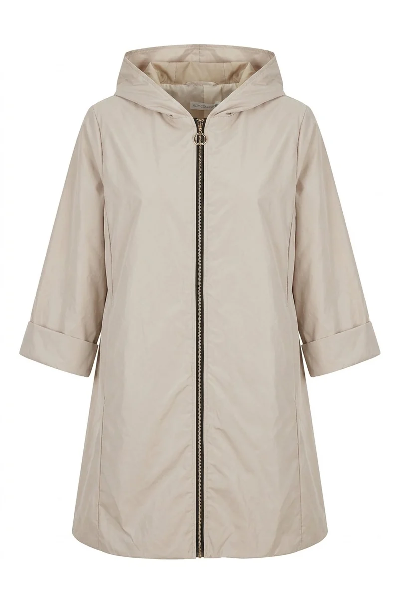 Nimbus Long Rain Jacket | Beige