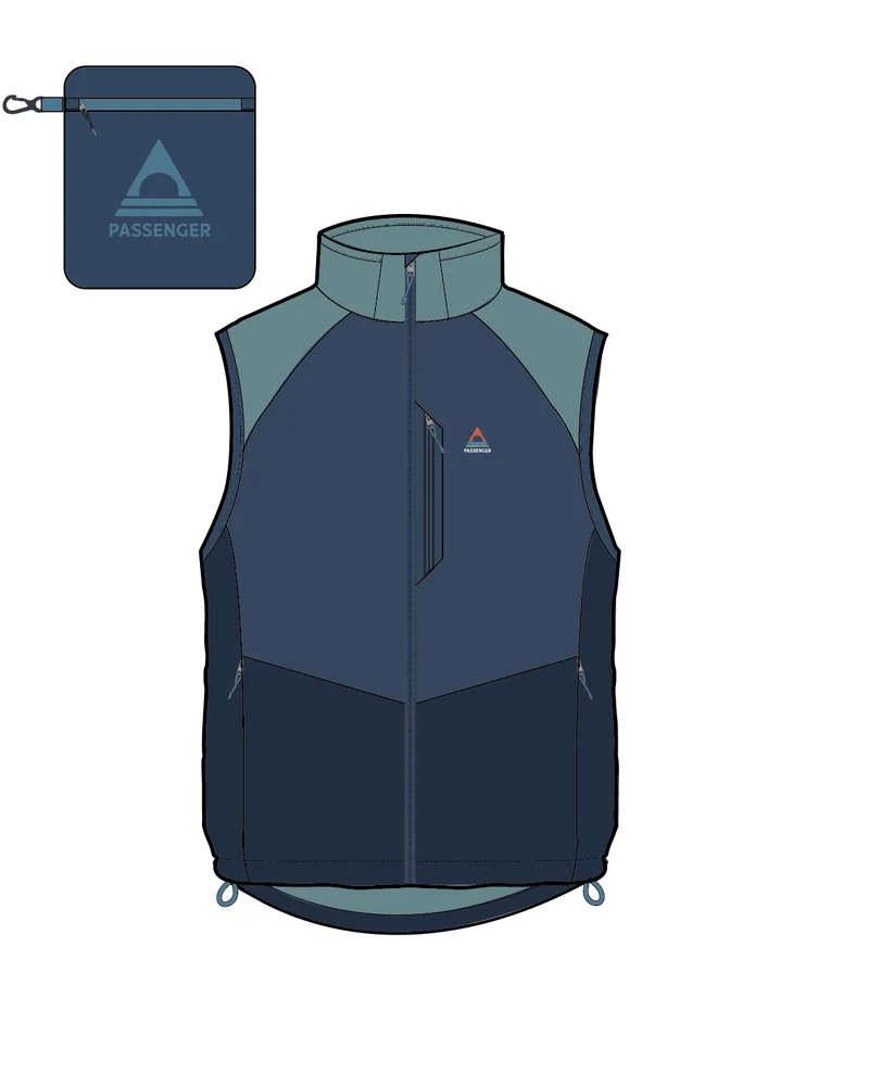Shasta Leichte Thermore® Isolierte Weste - Rich Navy/Dark Denim/Arctic