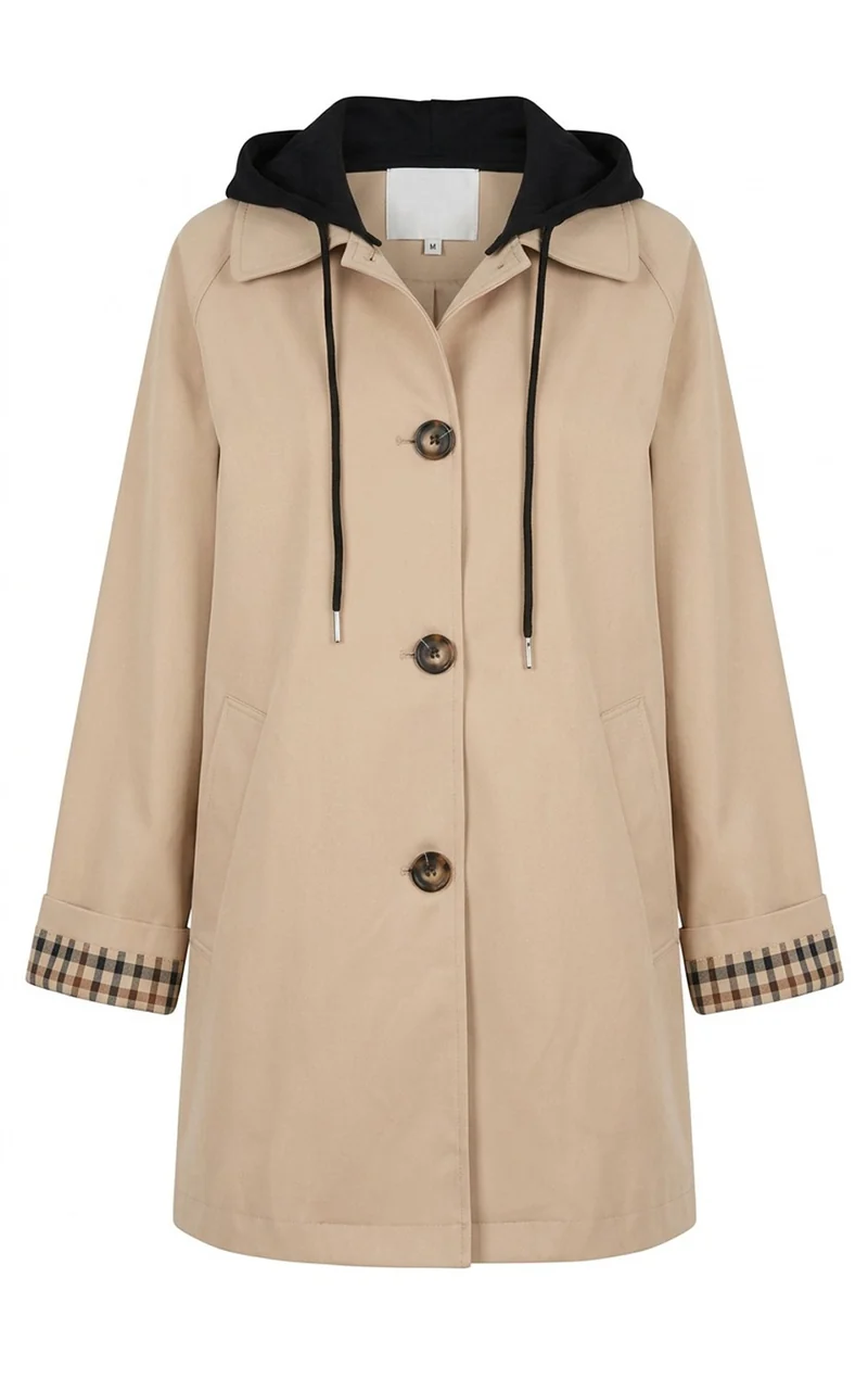 Reese Mid-Length Trench | Beige