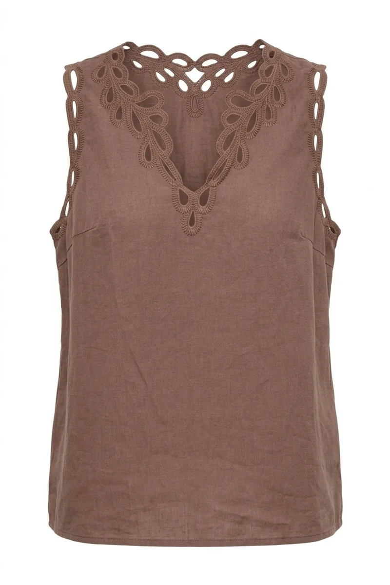 Trixie Tank Top | Coffee