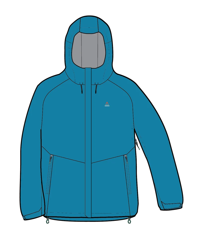 Five Element Wasserdichte Jacke - Blaumeise
