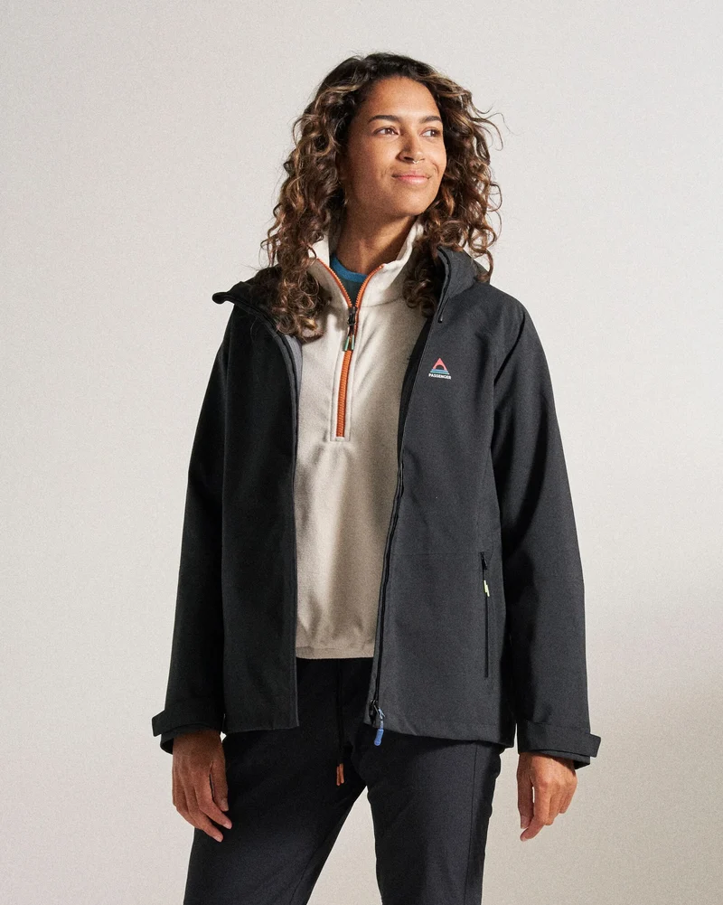 Five Element Wasserdichte Jacke - Schwarz