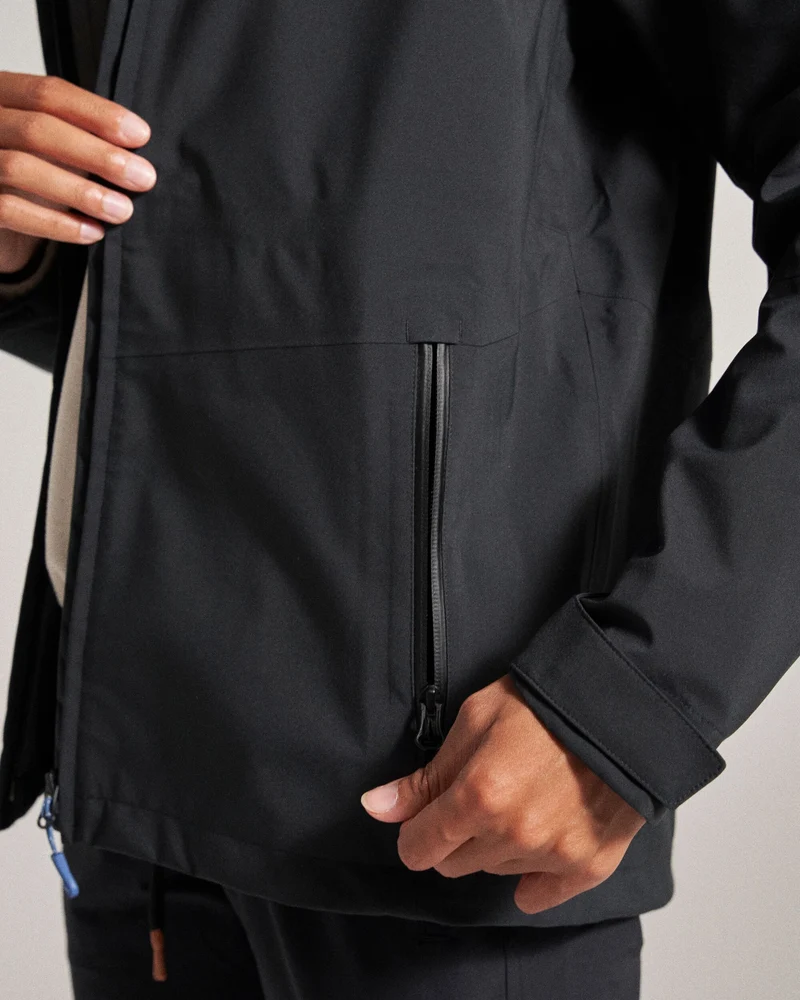 Five Element Wasserdichte Jacke - Schwarz