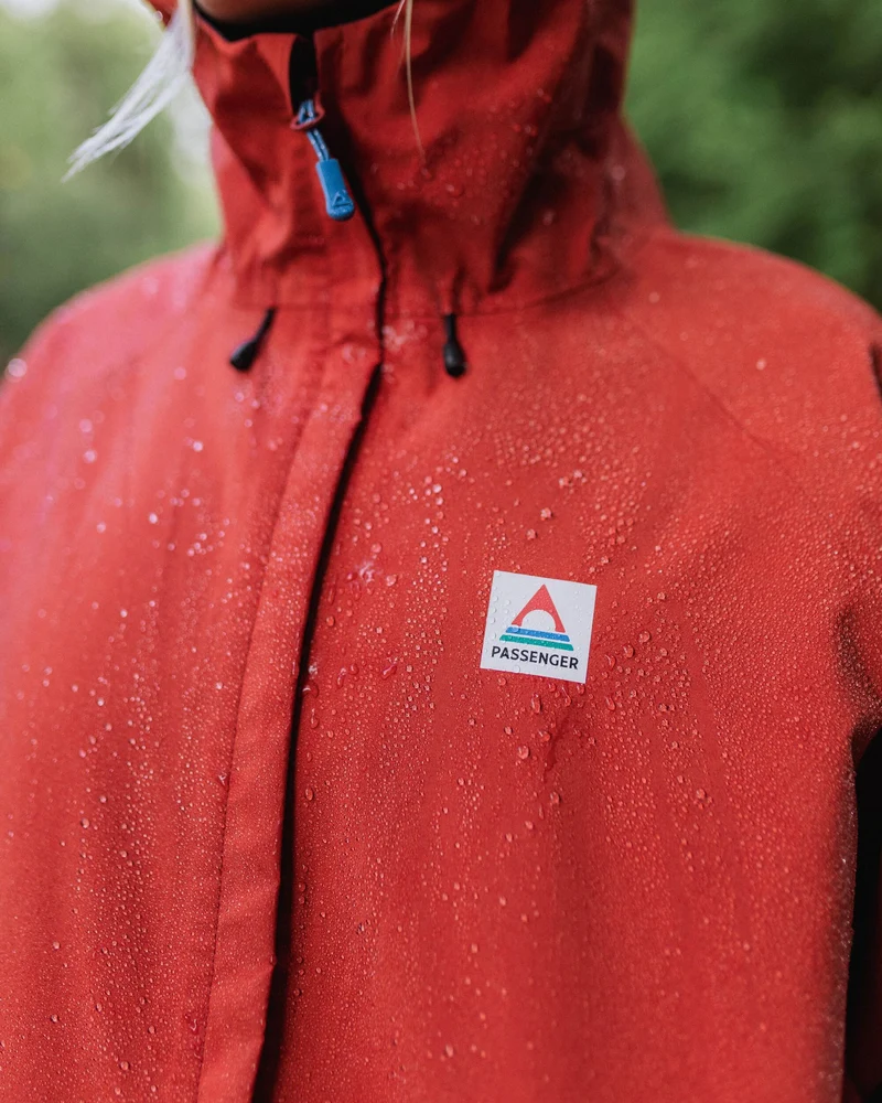 Five Element Wasserdichte Jacke - Rotockerfarbig