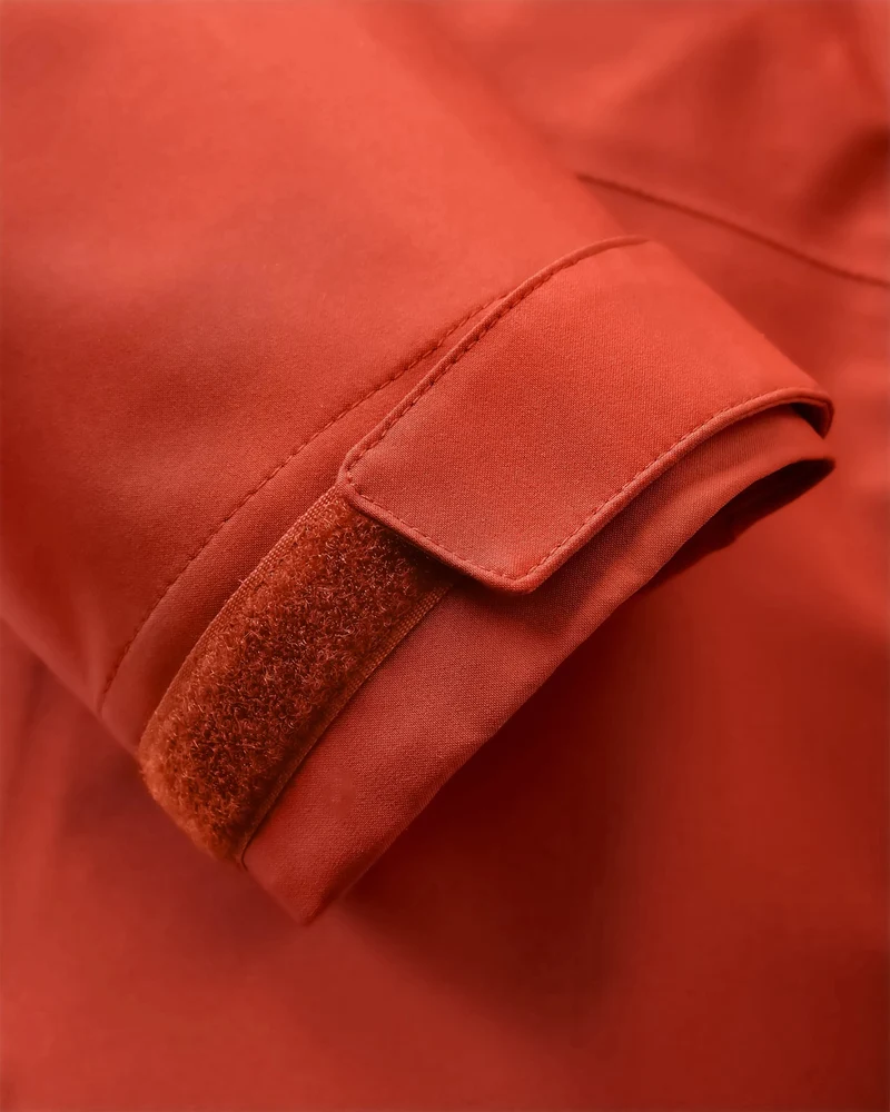 Five Element Wasserdichte Jacke - Rotockerfarbig