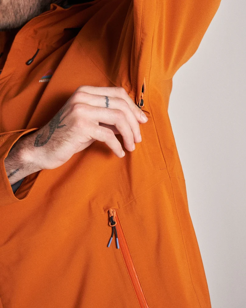 Five Season Wasserdichte Jacke - Sonnenuntergang Orange