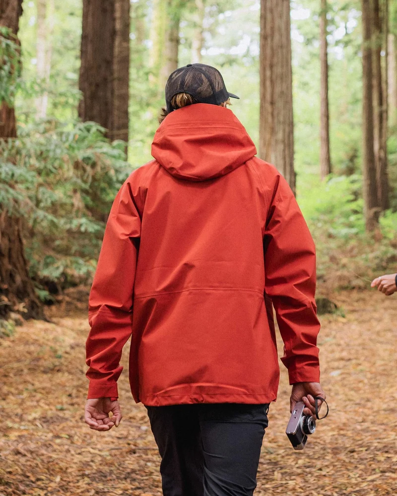 Five Season Wasserdichte Jacke - Rot Ocker