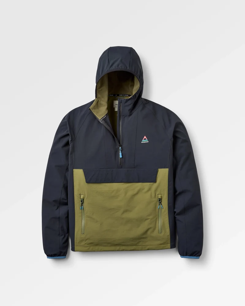 Roamer Light Softshell Anorak - Schwarz/Khaki