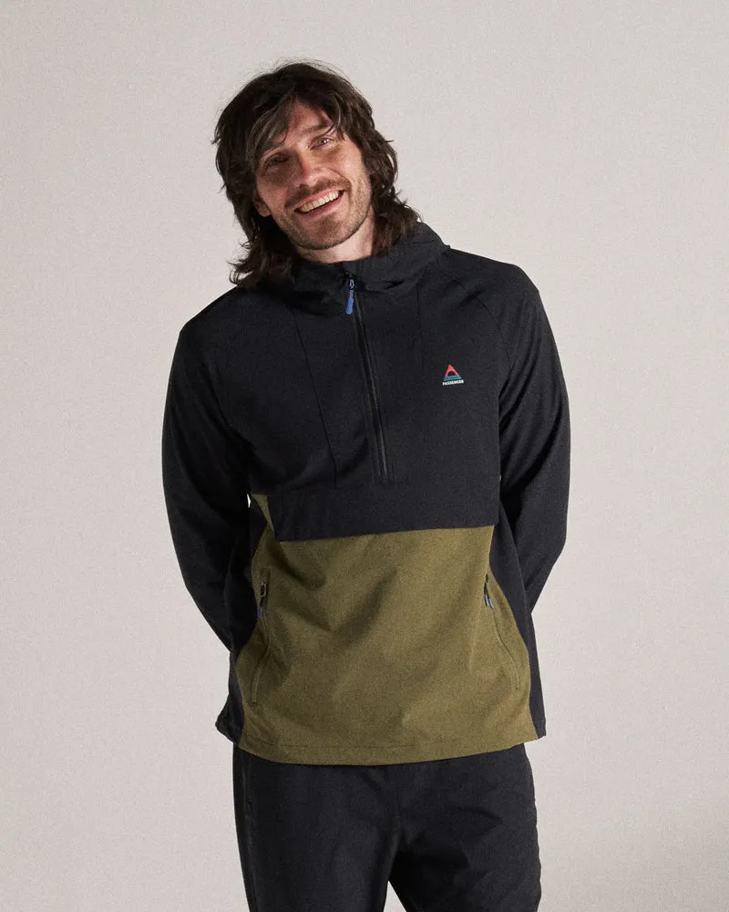 Roamer Light Softshell Anorak - Schwarz/Khaki
