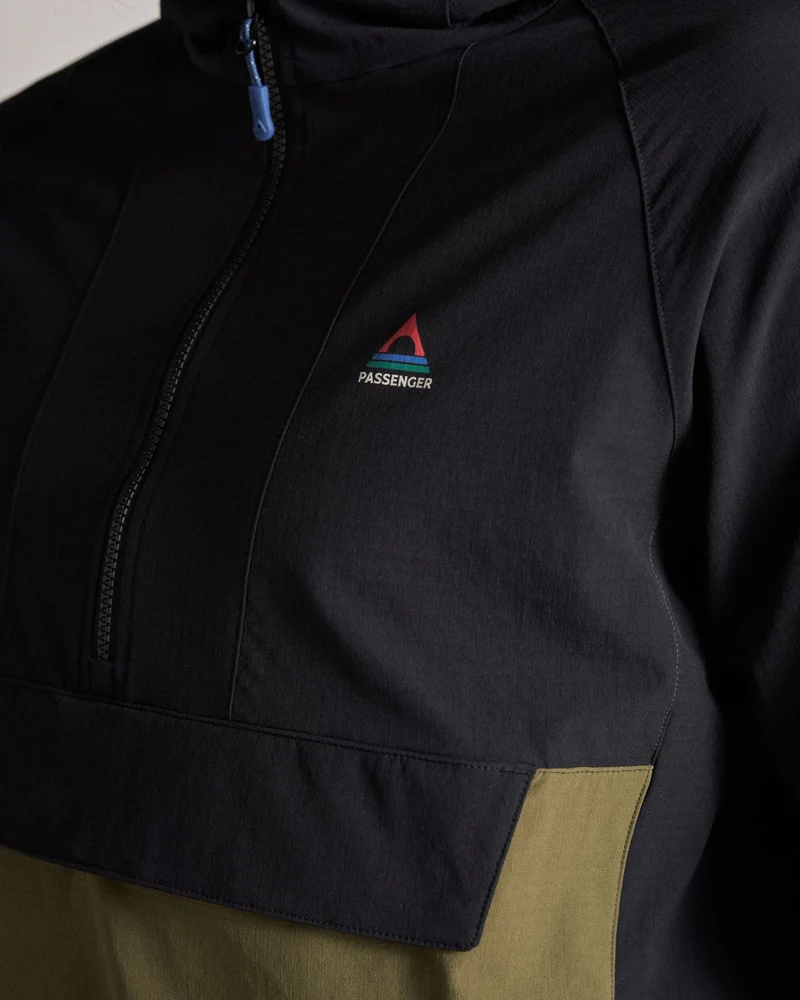 Roamer Light Softshell Anorak - Schwarz/Khaki