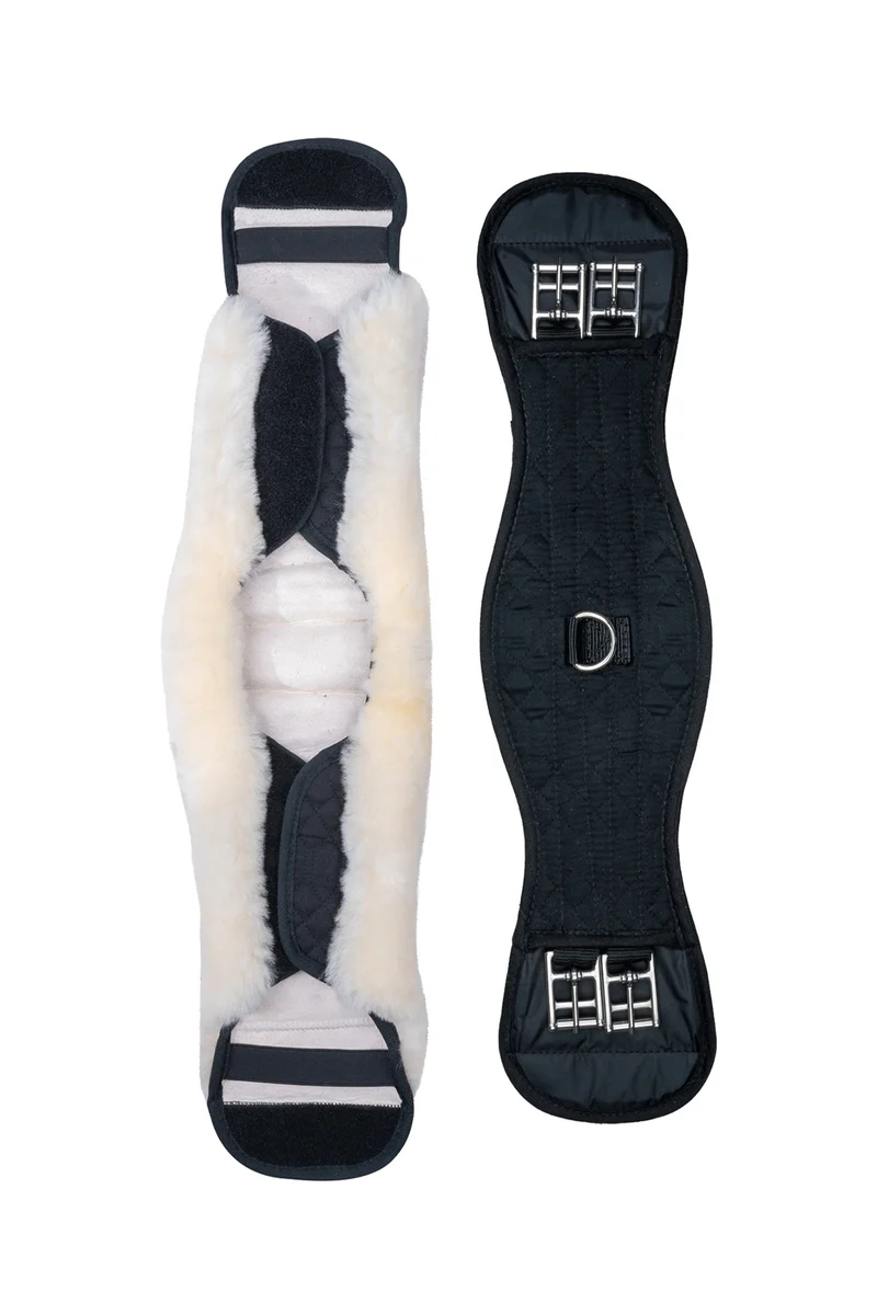 Kurzgurt mit Lammfell Black/Nature 55 cm