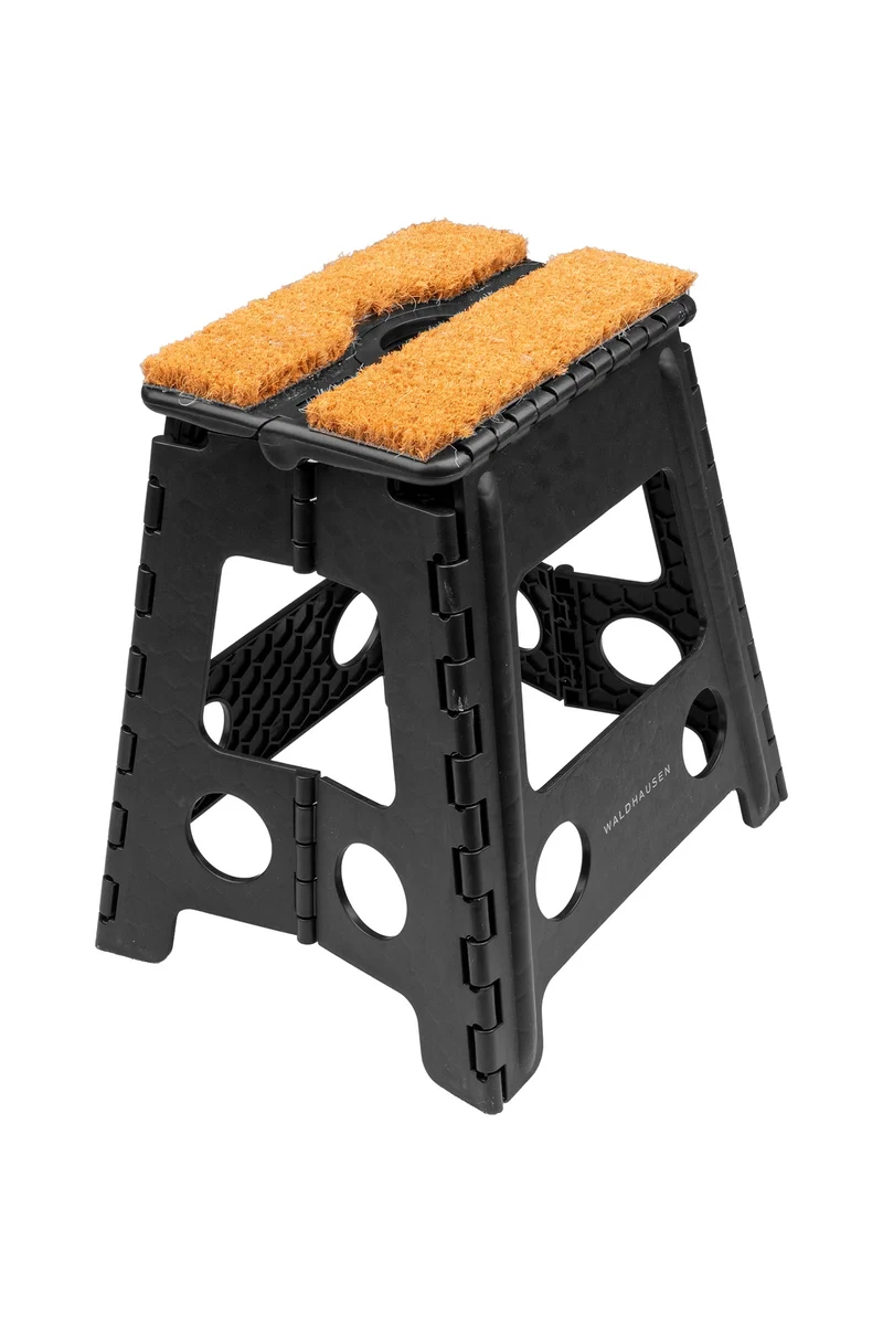 Klapphocker mit Kokosmatte Black Einheitsgröße
