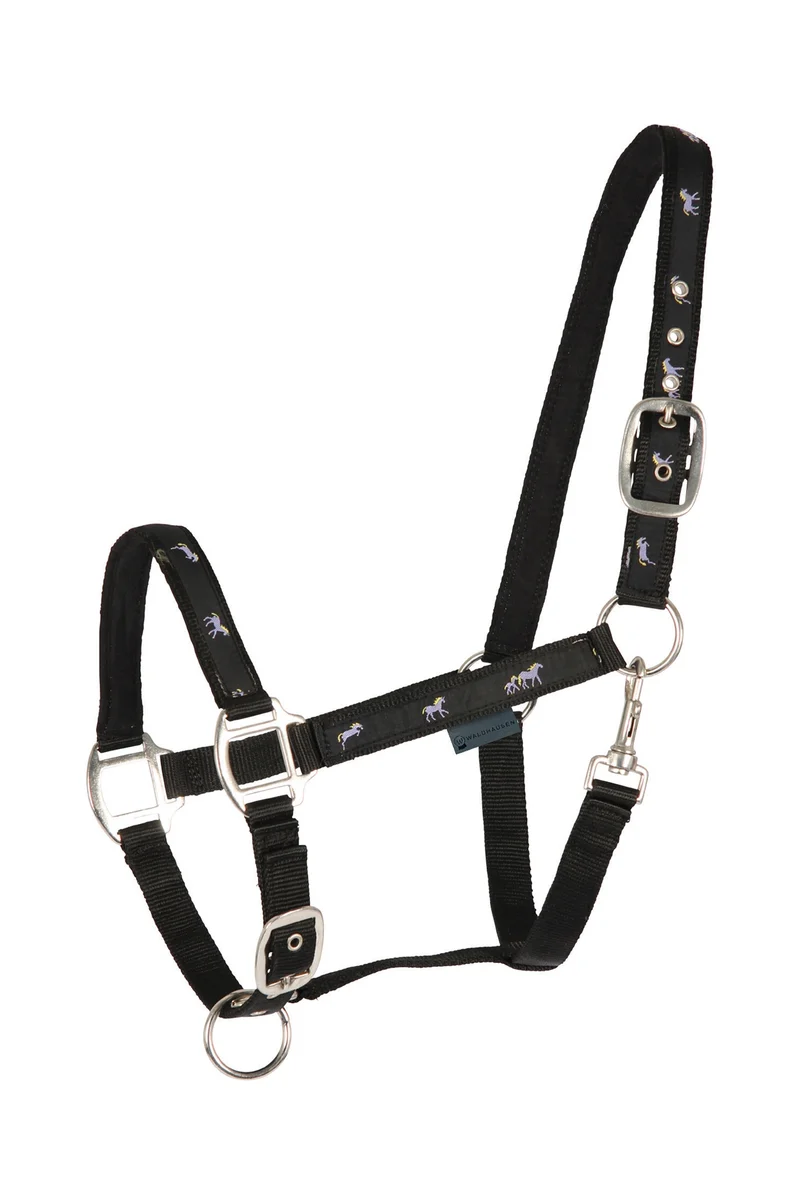 Little Horse Motivhalfter Black P