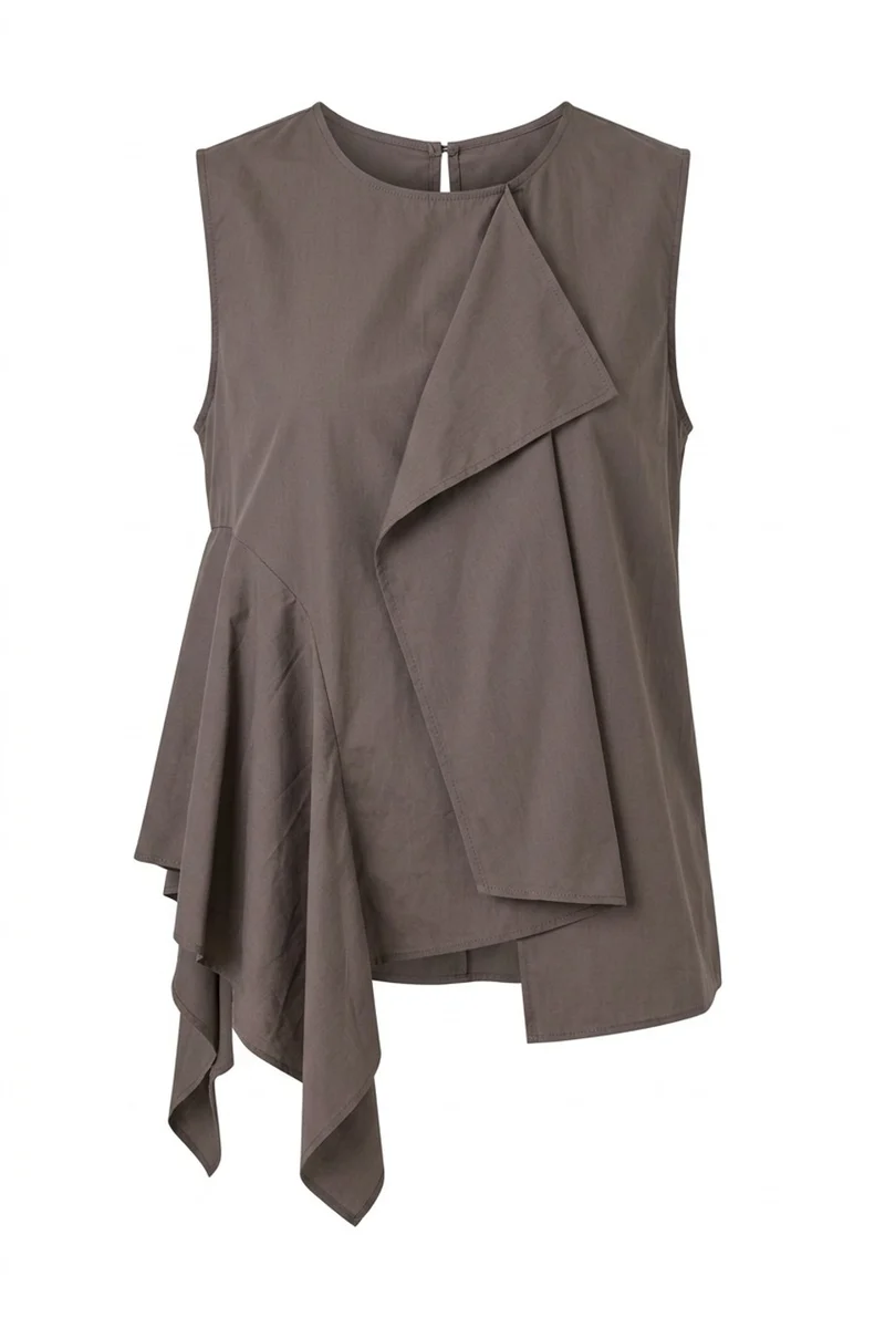Palmina Tank top | Dark Maroon