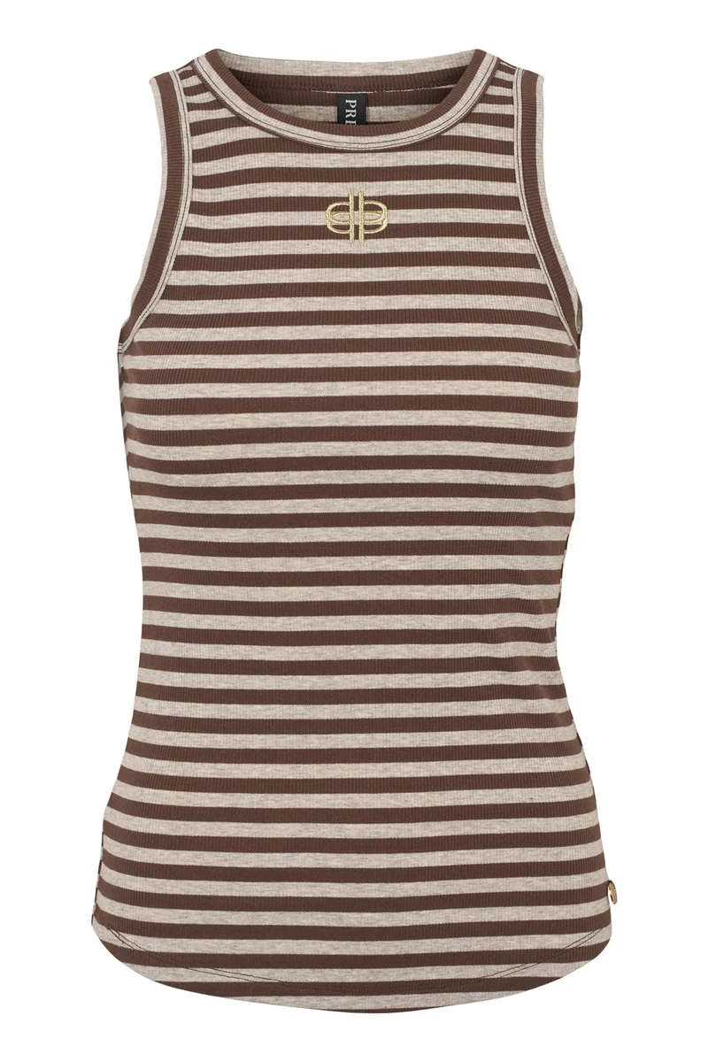 Norma Tank Top | Latte