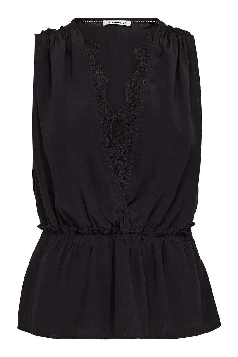 Sunny Lace Top 45128 | Black | Top fra Co'couture