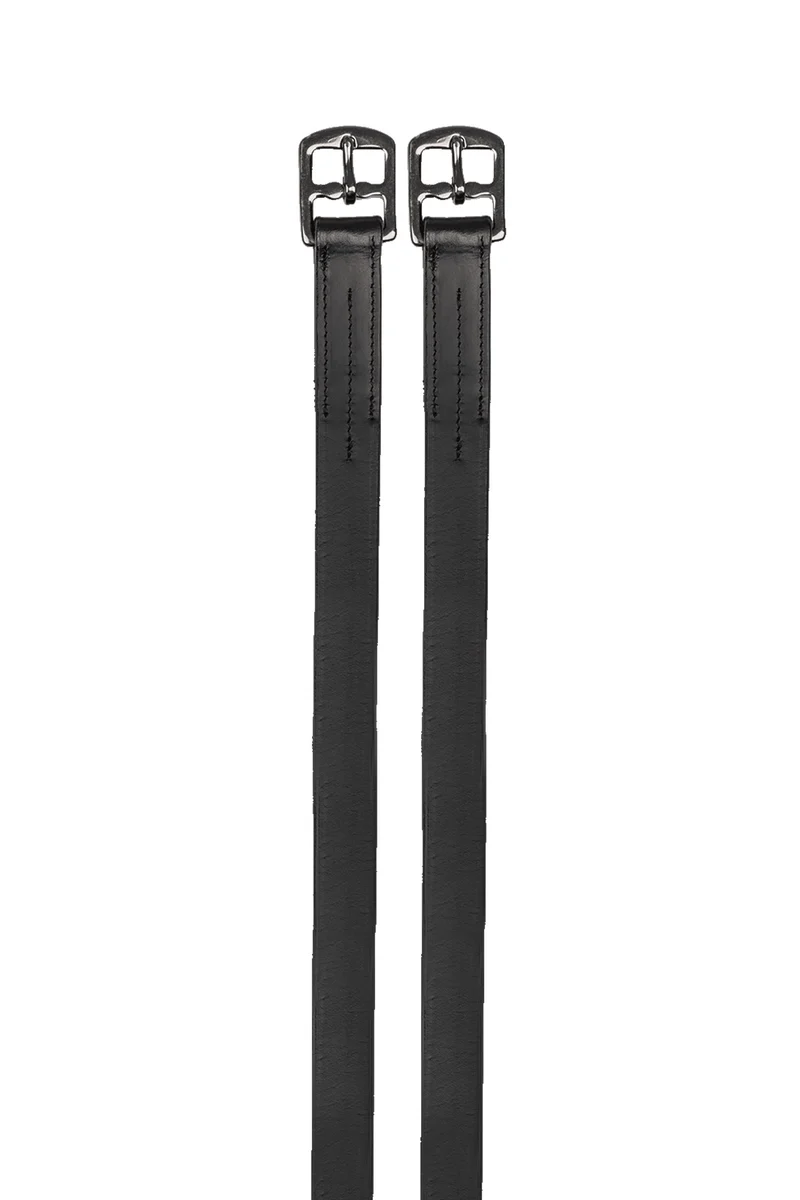 X-Line Blackstar Steigbügelriemen aus Leder Black 120 cm